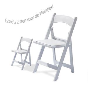 Weddingchair wit - kinderversie