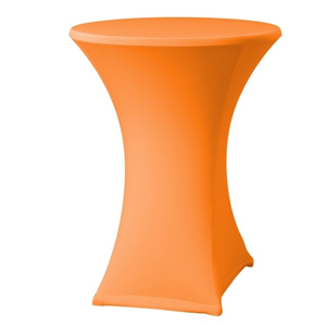 Statafelrok stretch oranje