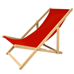 Strandstoel rood