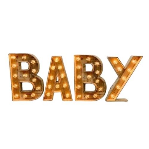Lichtletters BABY