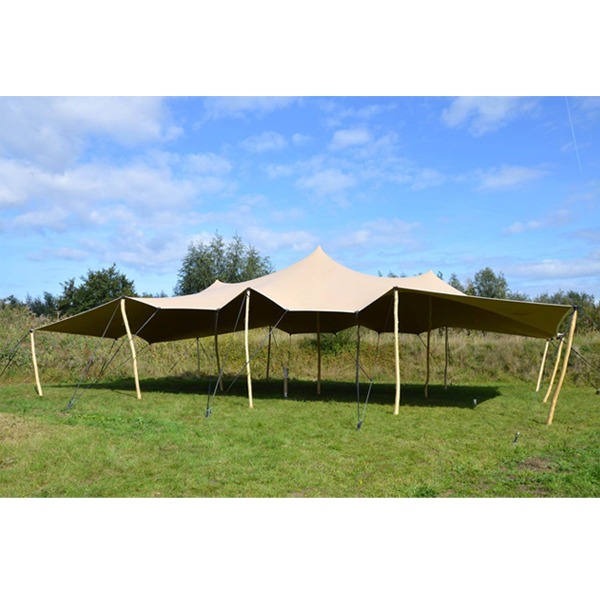 Stretchtent 10 x 22,5 Zand